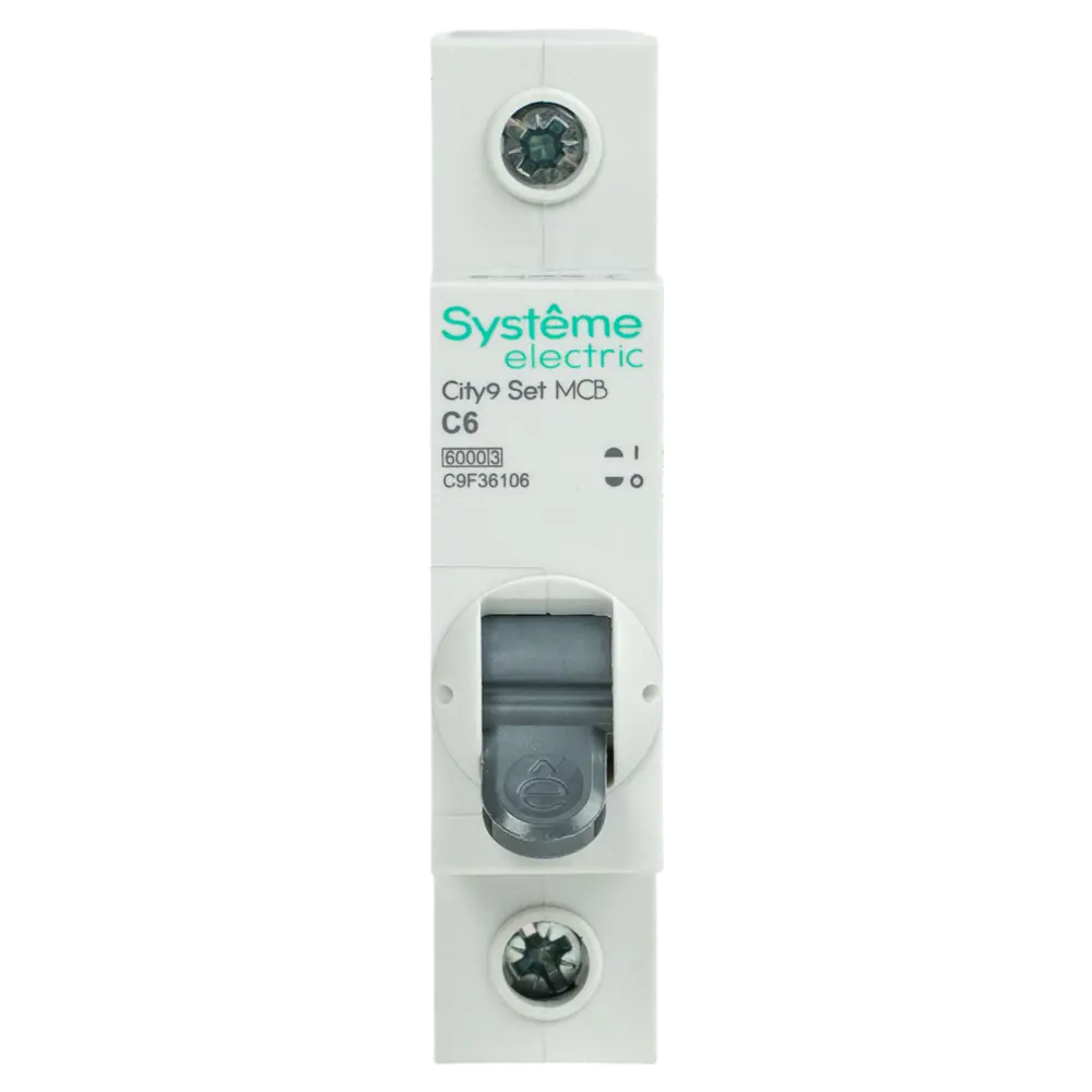 Автоматический выключатель SYSTEME ELECTRIC City9 1P 6А - надежная защита электросети 89412712 STLM-1569723 - Вид №2
