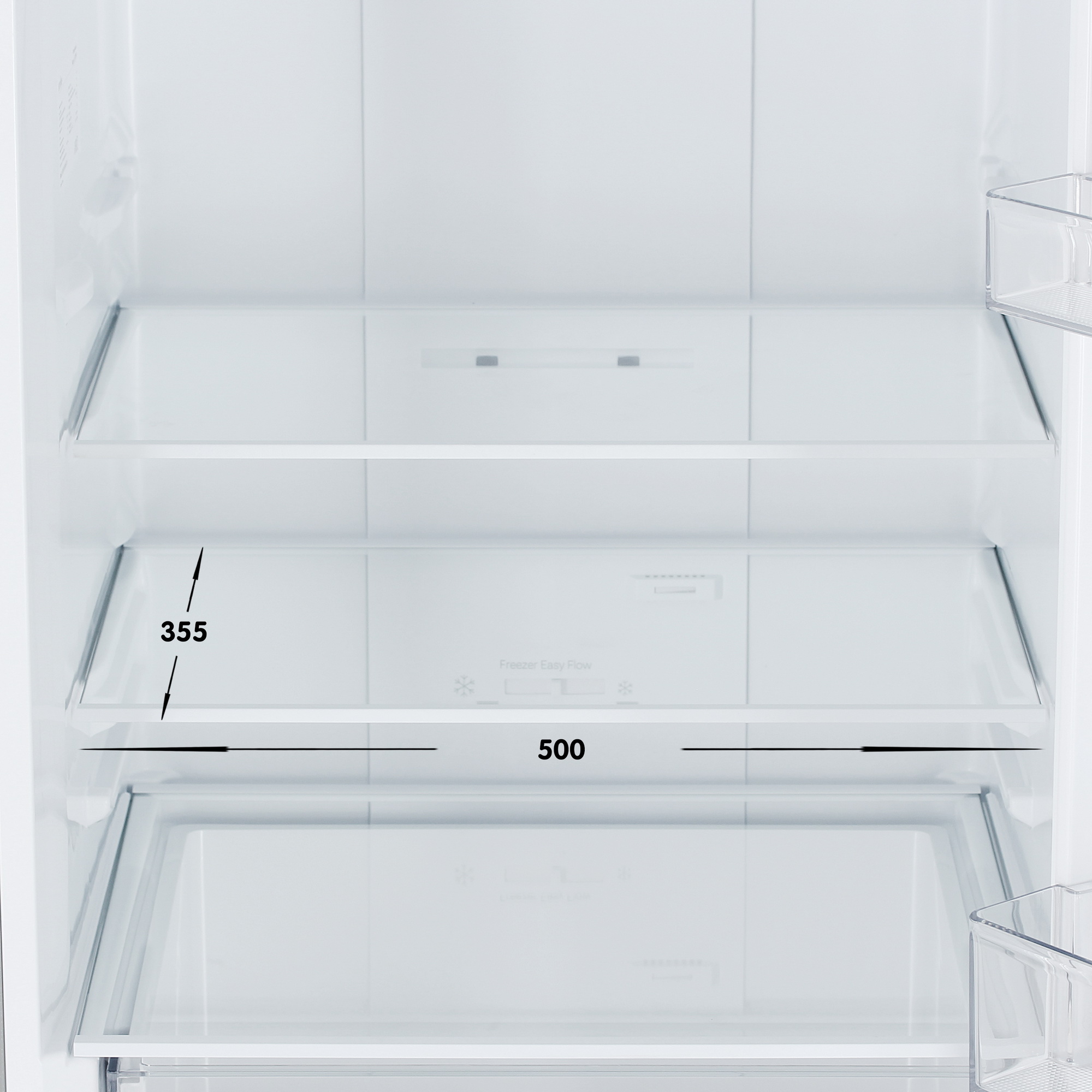 9248255 Холодильник с морозильником   Aceline В37ВHR серебристый STDN-0001898 - Вид №8