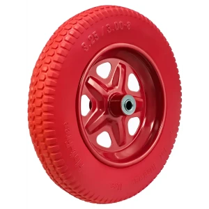 Колесо для тачки PU 457Р D16/90 ø365 мм цвет красный