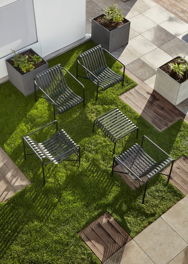 Стальное садовое кресло с подлокотниками Hay Палисад ARCH-00128999 - Вид №32