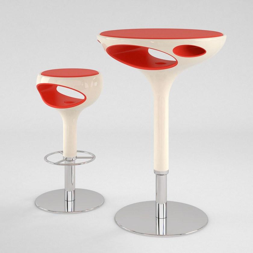 Giovannetti Барный стул с регулируемой высотой Ring sun-id-1347909 - Вид №2