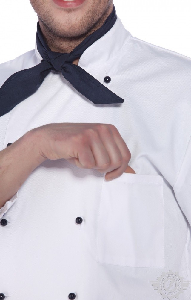 64717 Куртка поварская "Люкс-Лайт" синяя полоска  Повар  размер 52-54/182-188 Спецодежда  - Вид №6