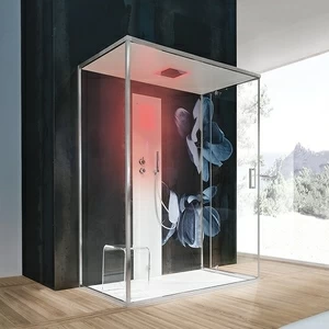 Ограждение для душа и турецкой бани Gemini 6 140х120 см 1GNV6S0