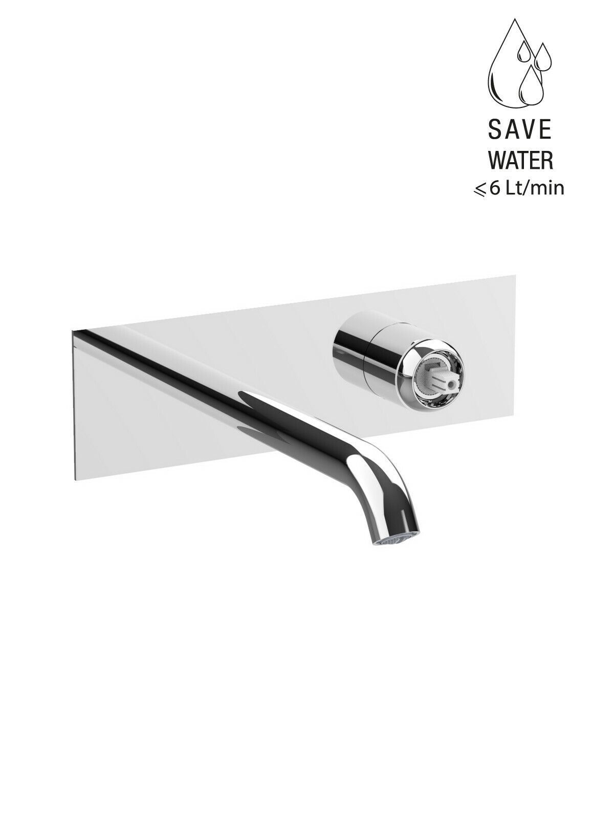 Настенный смеситель для раковины с 2 отверстиями без слива Rubinetterie Frattini Pepe XLS ARCH-00148159 - Вид №9