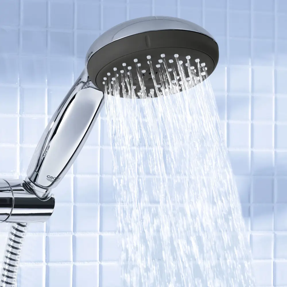 Лейка для душа Grohe Vitalio Start 3 режима цвет хром 81971378 STLM-2178151 - Вид №5