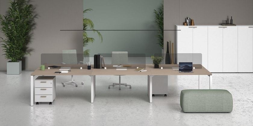 Bralco Рабочее место с разделительными панелями со встроенной полкой Gate sun-id-1462708 - Вид №3