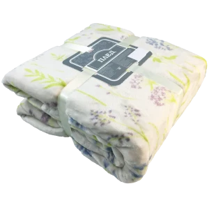 Плед «Форесталь» 180x200 см фланель цвет бежевый