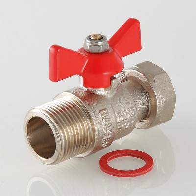 VT.260.N.0404 Кран шаровой с накидной гайкой и наружной резьбой Valtec 1/2"  - Вид №7