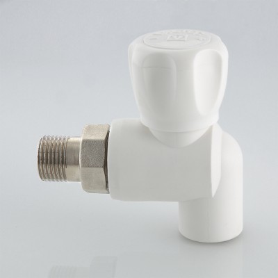 VTp.718.0.02004 Кран шаровой полипропиленовый со сгоном угловой Valtec 20 мм х 1/2"  - Вид №4