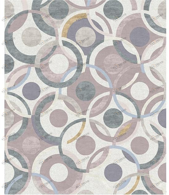 Tapis Rouge Прямоугольный коврик ручной работы Ambiance Tr1388