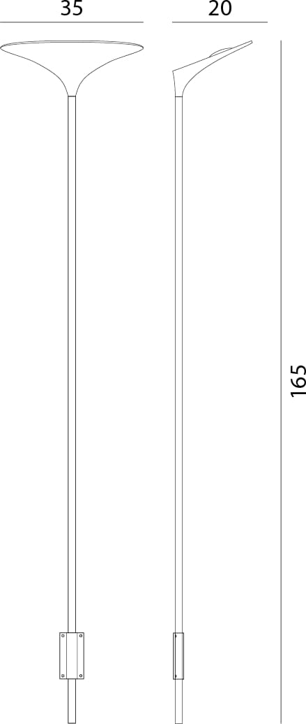 Алюминиевый светодиодный настенный светильник In Stock Rotaliana ARCH-00148214 - Вид №2