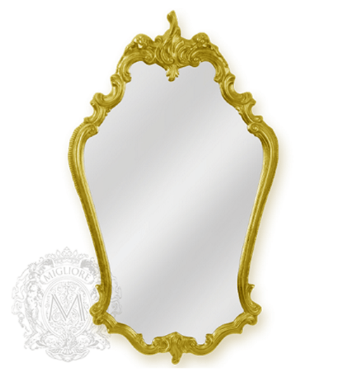 Зеркало фигурное MIGLIORE Complementi ML.COM-70.722, h95*L57*P5 см, серебро ML.COM-70.722.AG - Вид №1