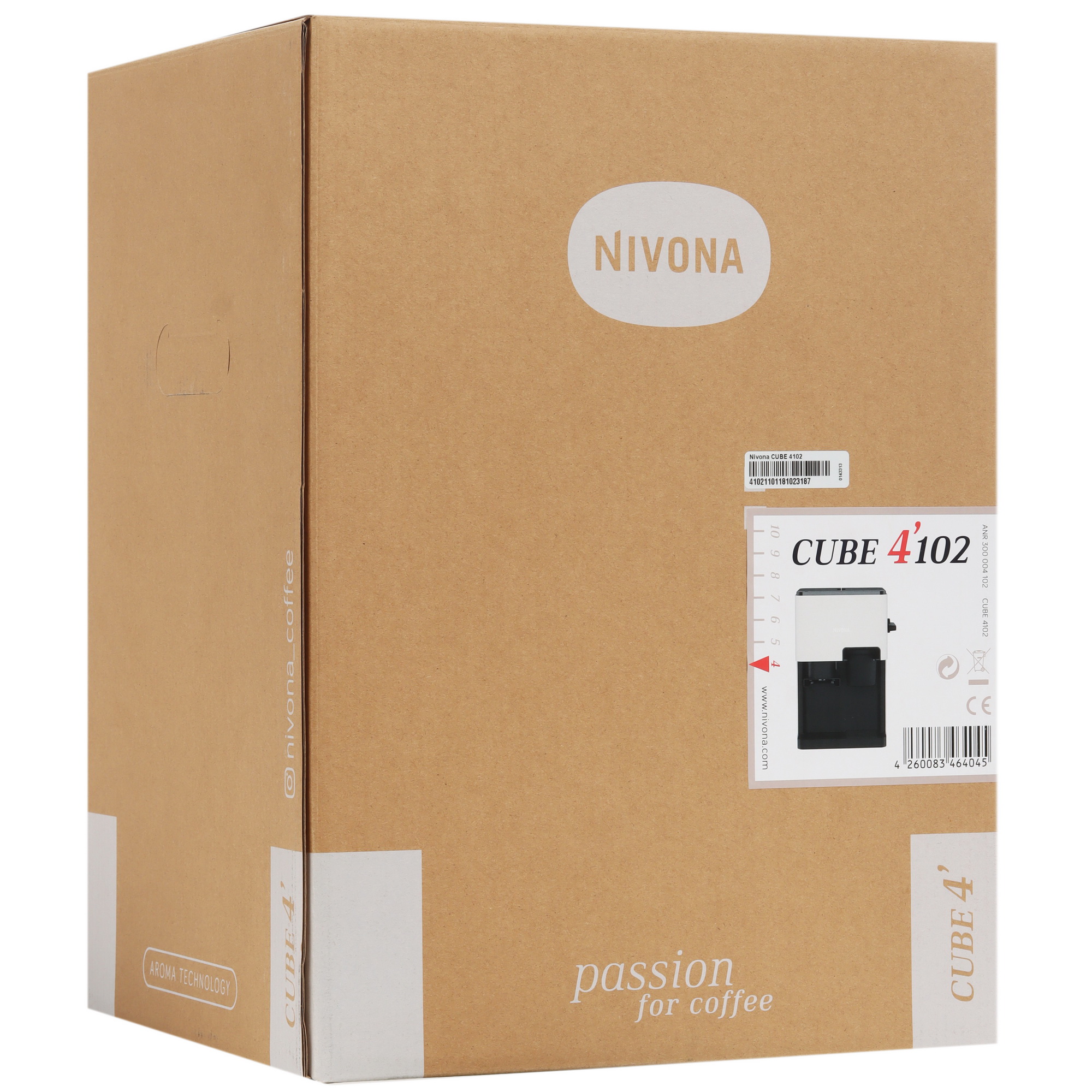 9153919 Кофемашина автоматическая Nivona CafeRomatica CUBE 4102 белый STDN-0109412 - Вид №12