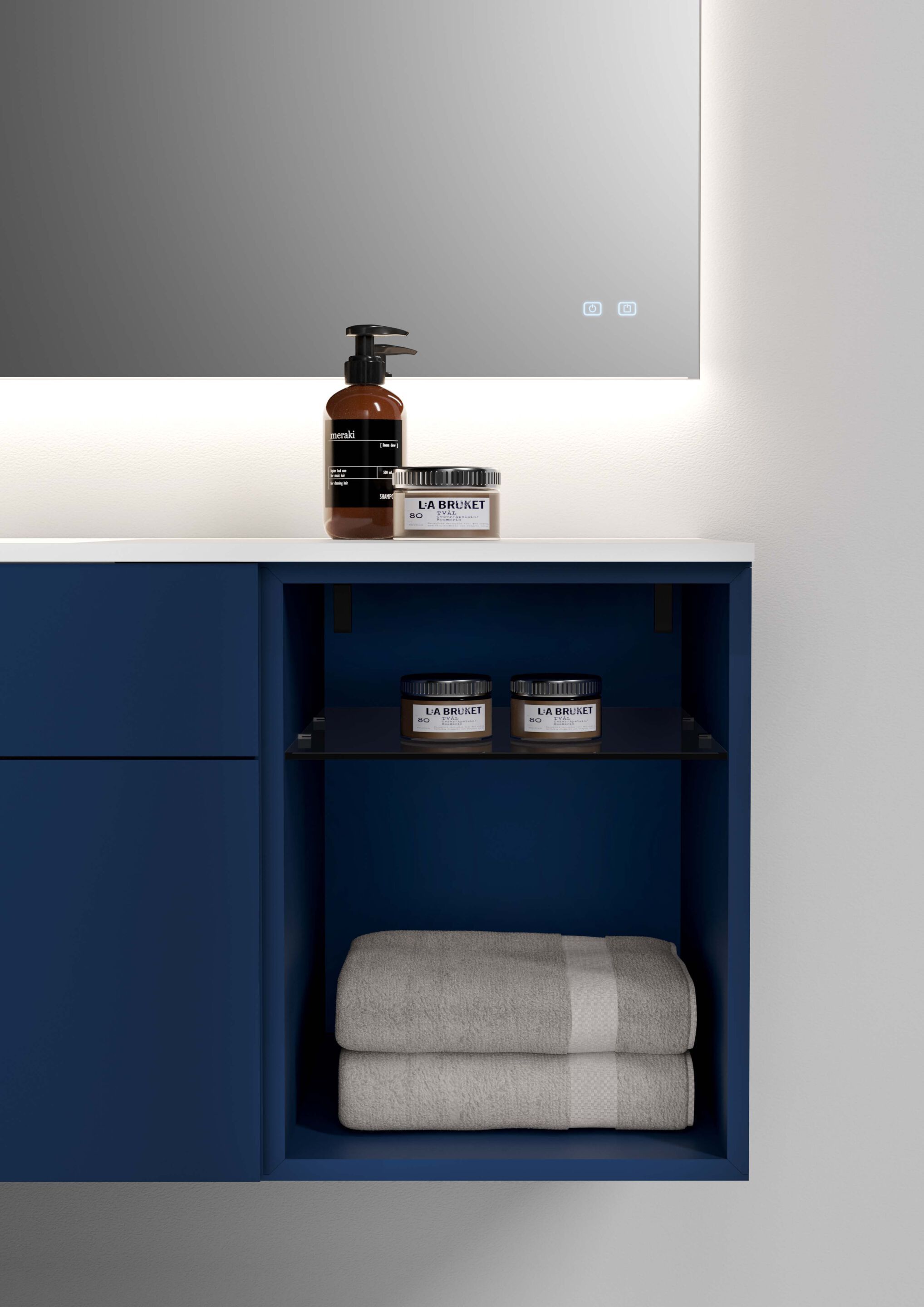 Подвесной умывальник с ящиками Ideagroup догма ARCH-00115608 - Вид №2