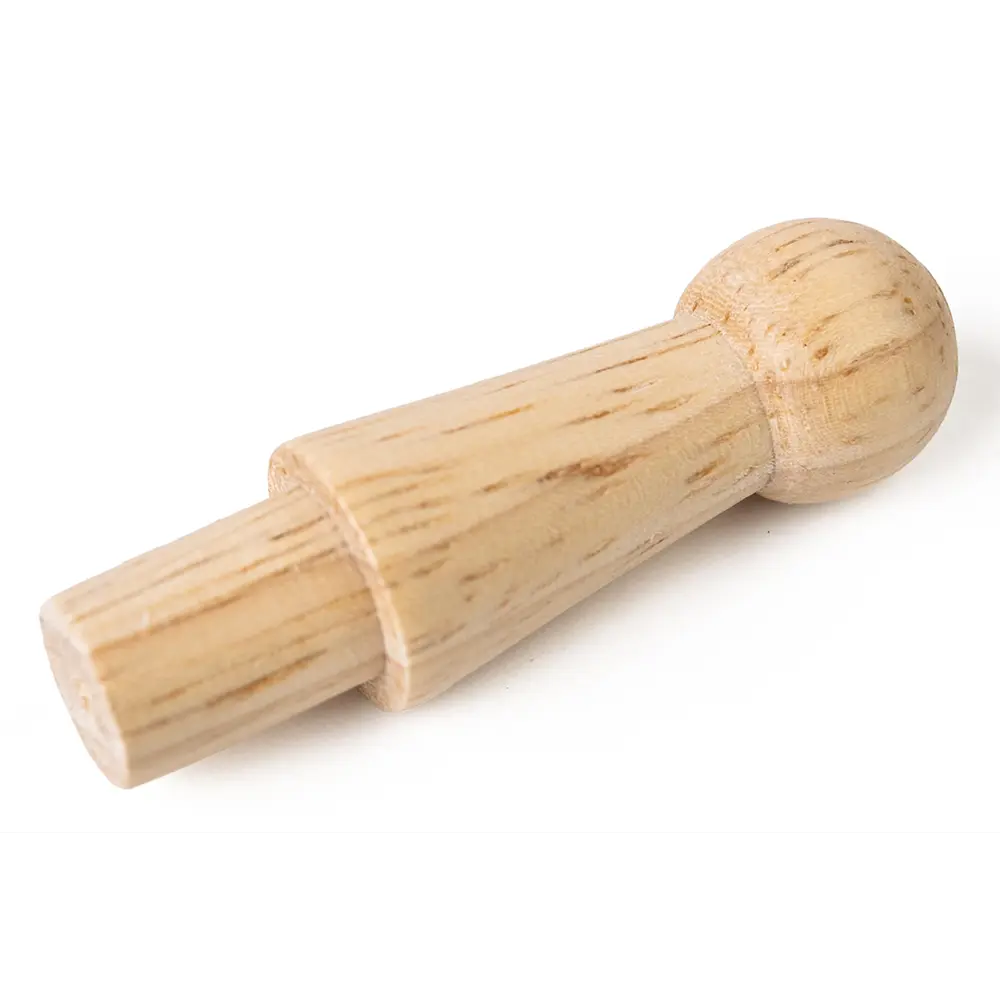 Крючок мебельный Pin Wood 15x40 мм цвет дерево 89347347 STLM-2204353 Santreyd 