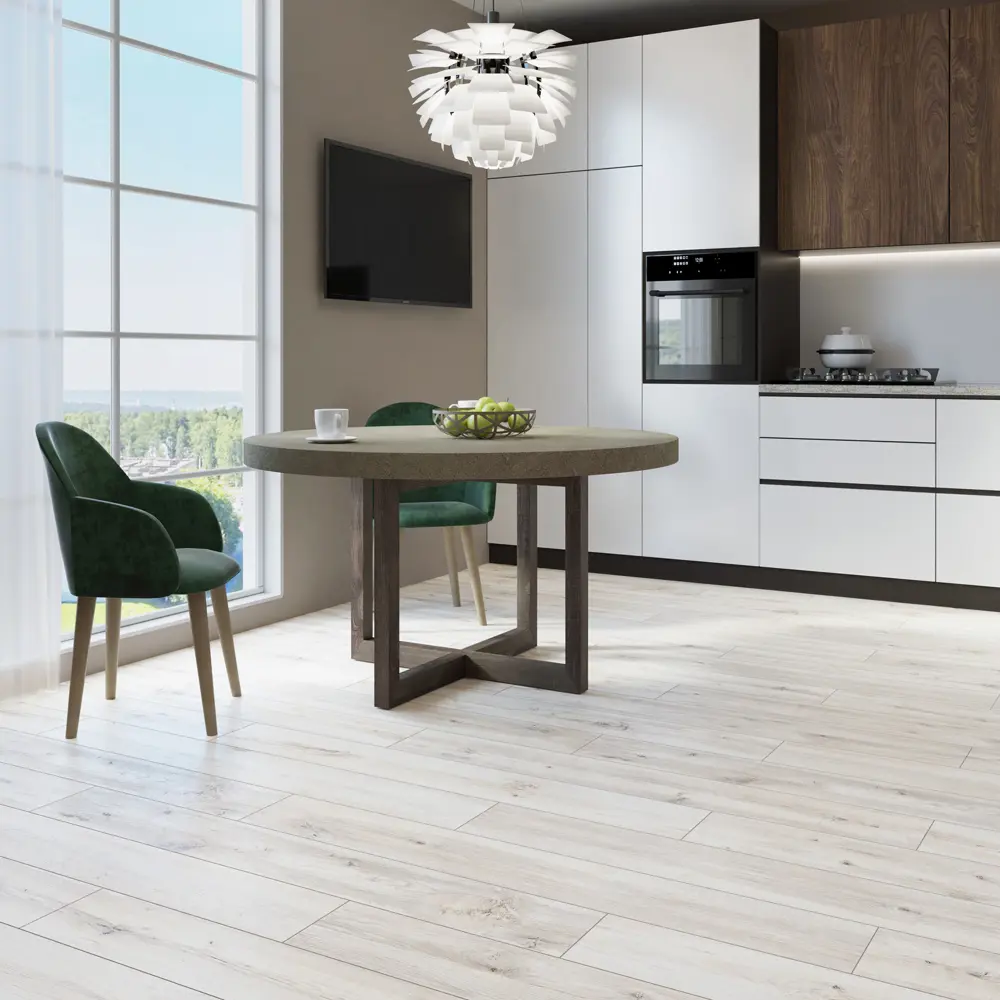 Ламинат Debut Дуб Лемно 33 класс толщина 8 мм с фаской 2.109 м² 89451634 STLM-2145321 Santreyd 