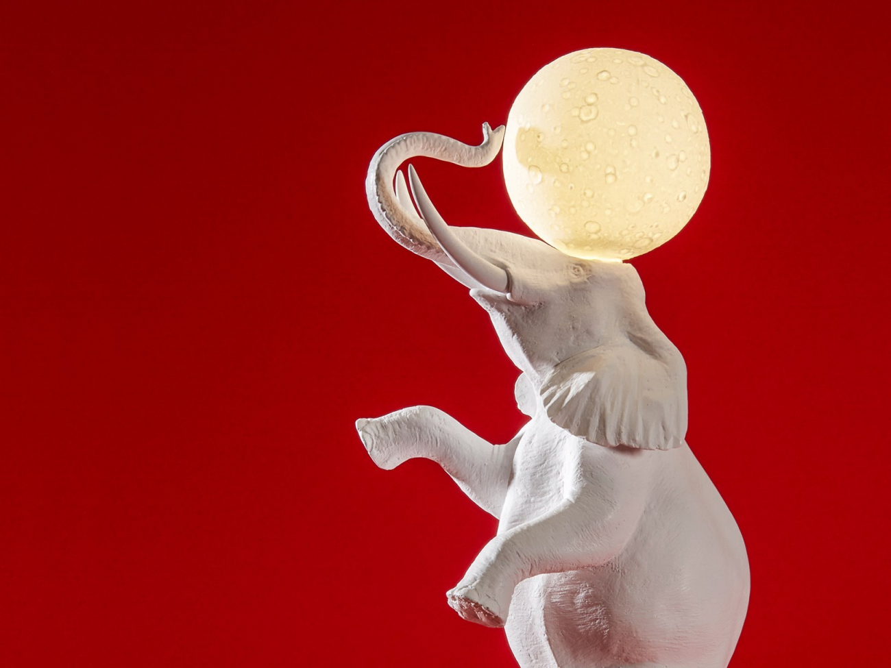 Настольная лампа Elephant от Seletti 14878 SELETTI ЖИВОТНЫЕ, СЛОН 244945 Белый  - Вид №7