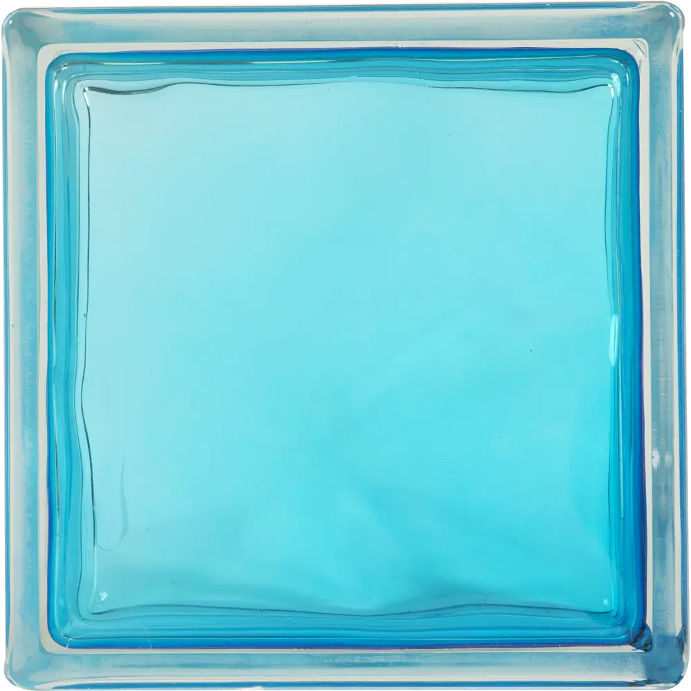 Стеклоблок Богема Волна цвет ярко-бирюзовый 13470562 STLM-2019134 VITRABLOCK  - Вид №2