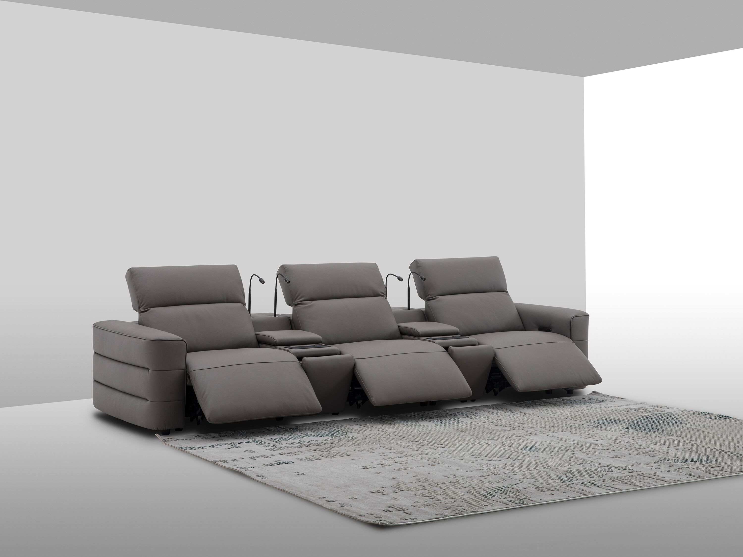 3-местный кожаный диван с откидной спинкой CAMPO DE' FIORI 5362 ARCH-00034478 - Вид №6