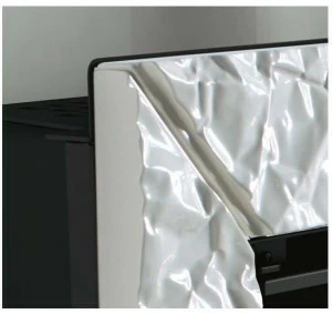 LA NORDICA EXTRAFLAME Белая зубчатая рамка из майолики с эффектом бесконечности