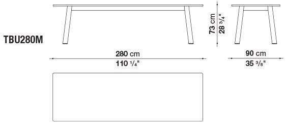 B&B Italia Прямоугольный стол из дуба sun-id-1477696 - Вид №4