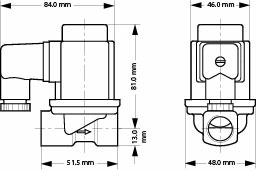 Danfoss EV251B — двухходовые электромагнитные клапаны с принудительным подъемом EV251B Клапан электромагнитный 032U538102  - Вид №5