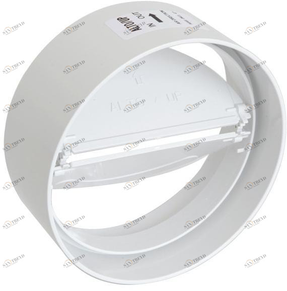 First Corporation Муфта для круглых труб с обратным дроссельным клапаном La ventilazione Cvl150b