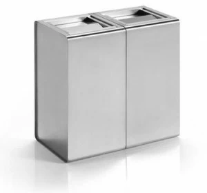 Caimi Brevetti Пепельница для общественных мест из нержавеющей стали Prisma