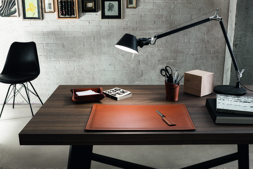 LIMAC design FIRESTYLE Рабочий стол из регенерированной кожи  Stas04cc  - Вид №1