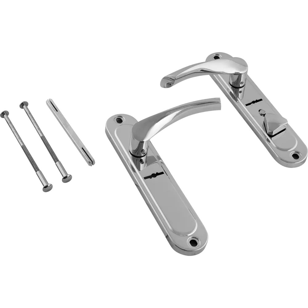 Дверная ручка AVERS HP-42 с возвратным механизмом в хромированном исполнении 82259916 STLM-0023457 - Вид №1