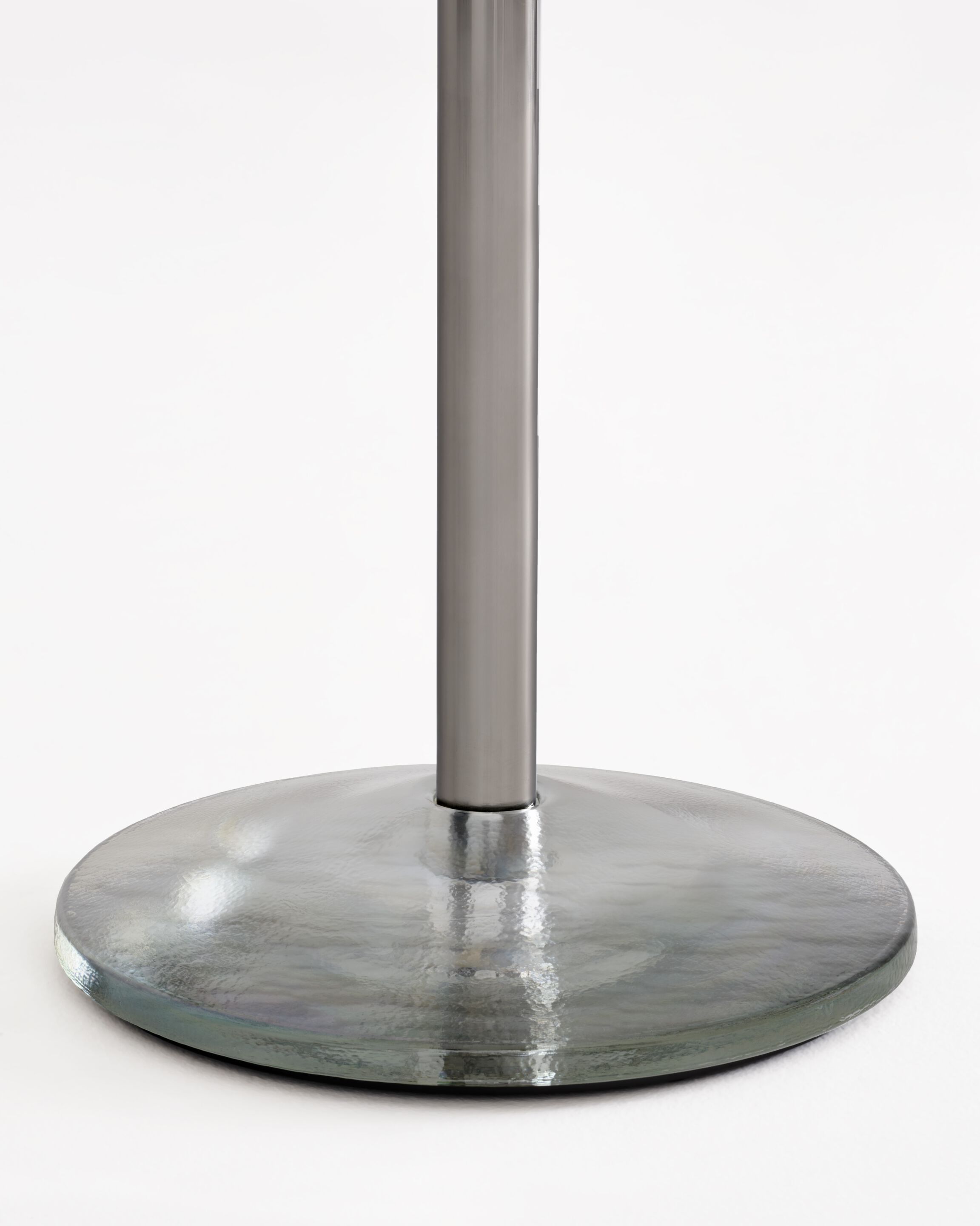 Круглый стол из нержавеющей стали и хрусталя Glas Italia счетчик веса ARCH-00033459 - Вид №4