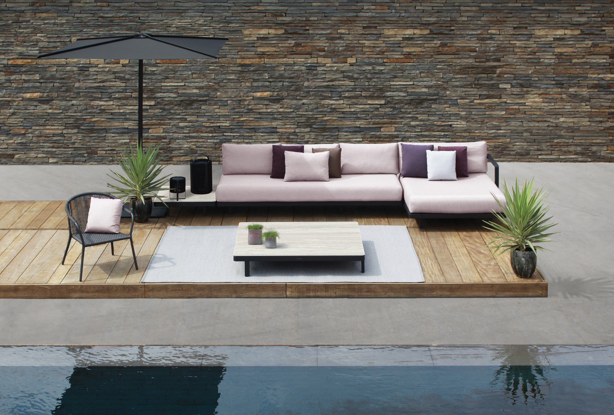 Угловой модульный садовый диван в Batyline® Royal Botania Alura Lounge ARCH-00111953 - Вид №2