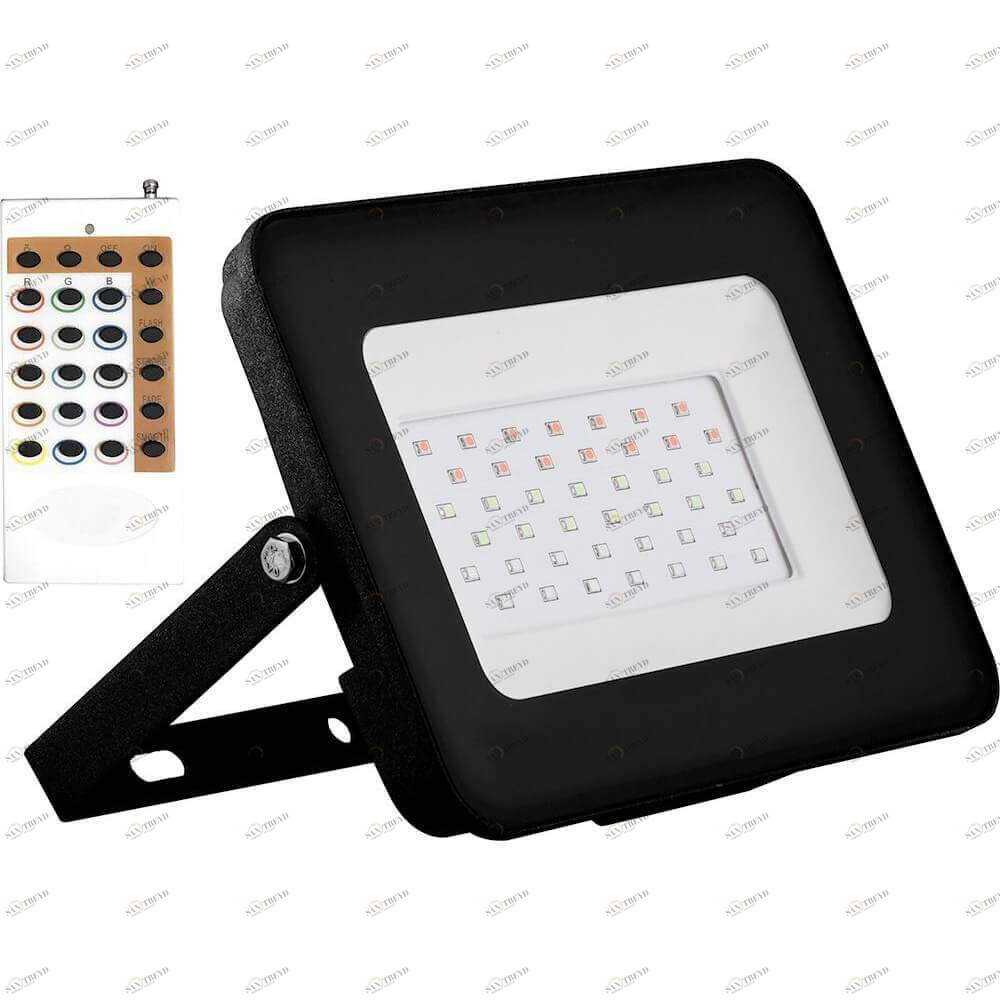 Уличный прожектор светодиодный 21х3х3 см черный Feron FERON  00-3899434 Черный 