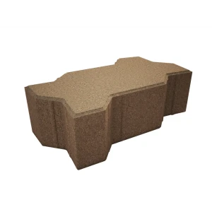 Плитка тротуарная Сигма 220x110x70 мм цвет коричневый 85263236 STLM-2180657