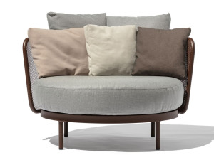 Тканевое садовое кресло