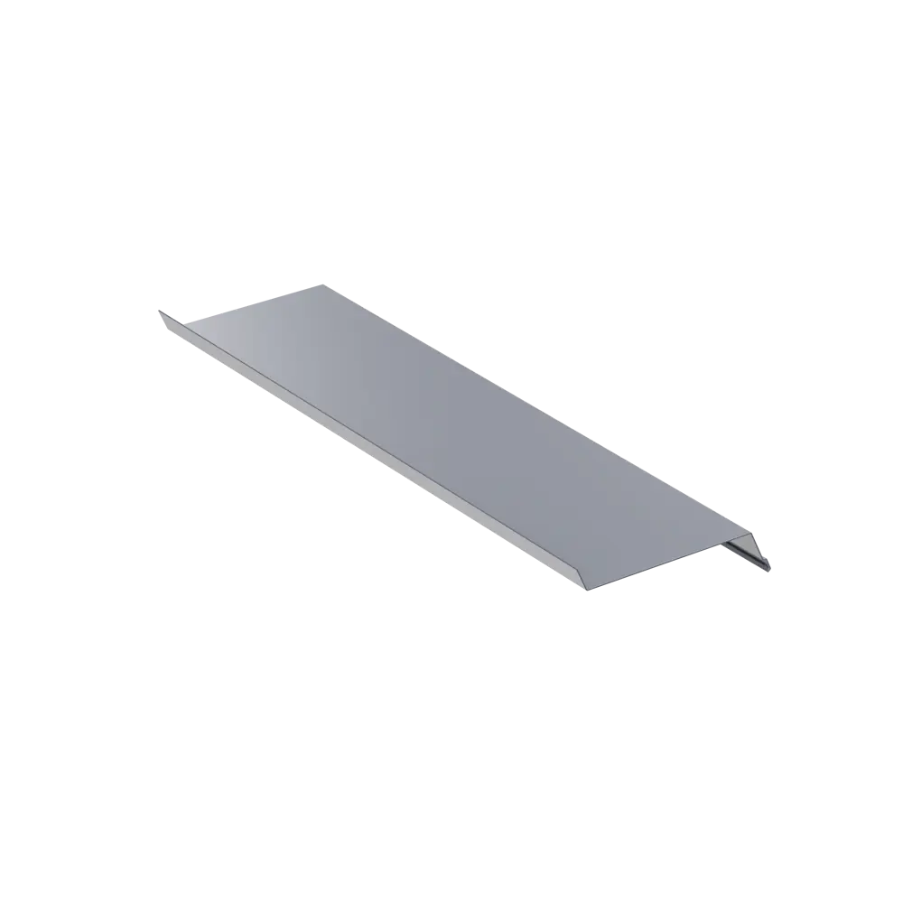 Отлив 100x2000 мм цвет темно-серый ВЕГА STLM-2133278 - Вид №3