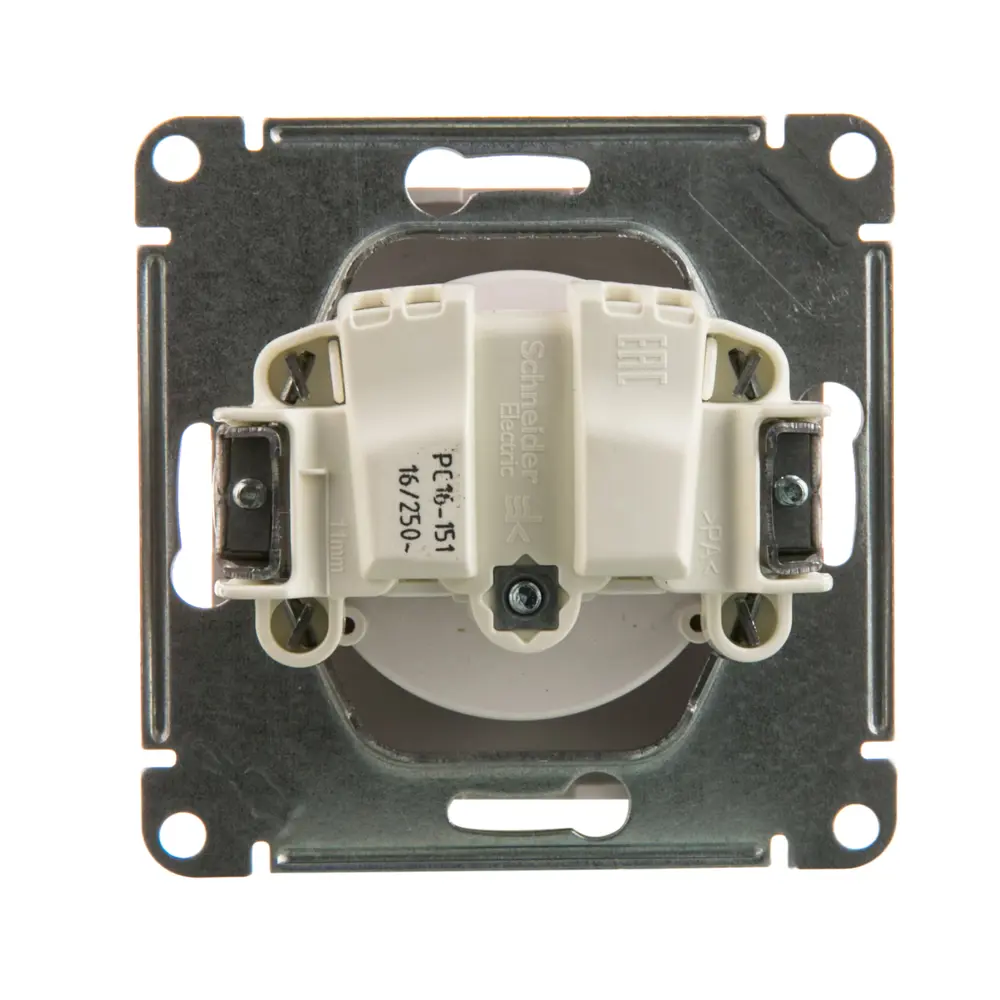 Розетка Schneider Electric W59, защитные шторки, цвет белый 11609284 STLM-2003510 - Вид №1