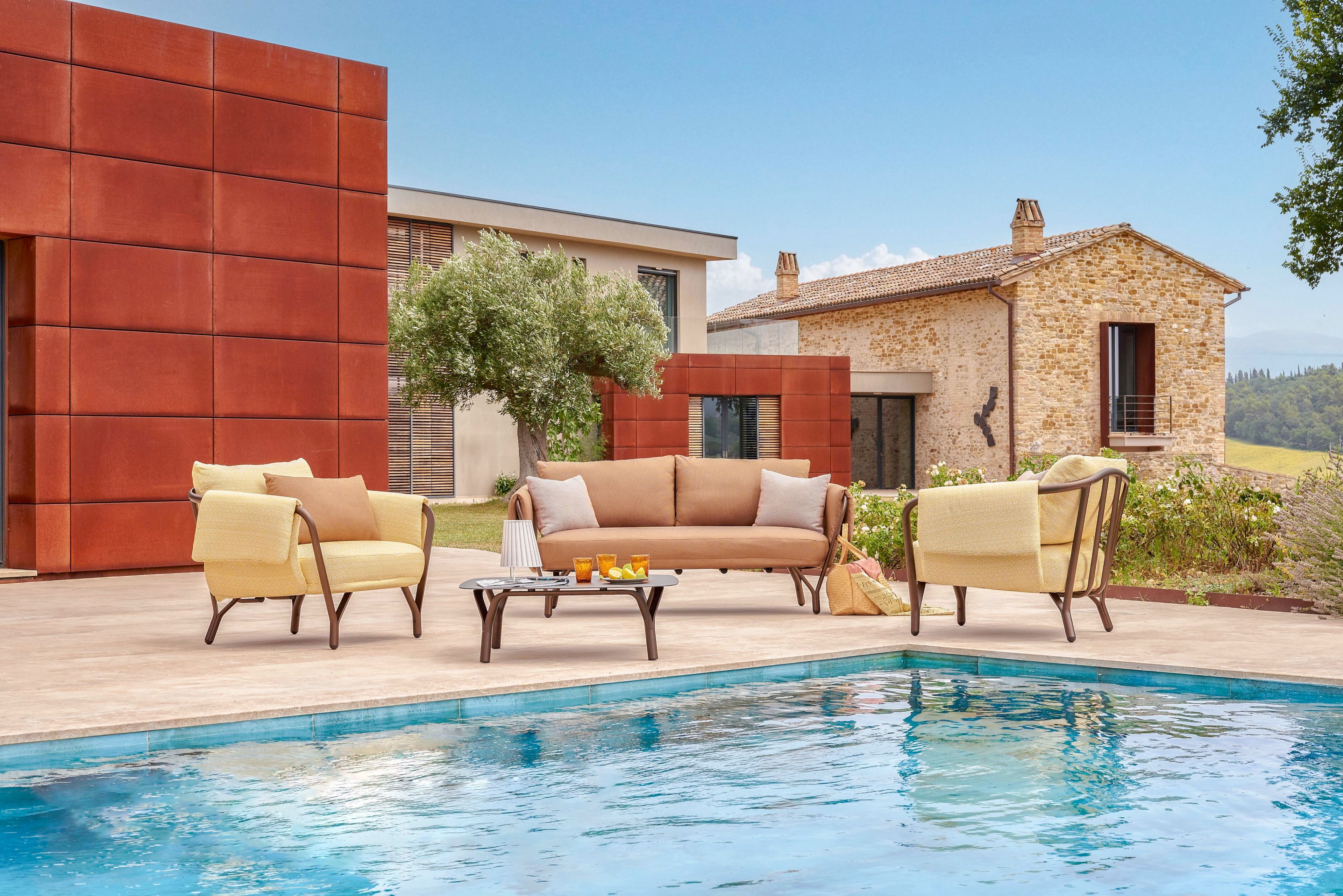 2-местный тканевый садовый диван emu Angel ARCH-00110513 - Вид №5