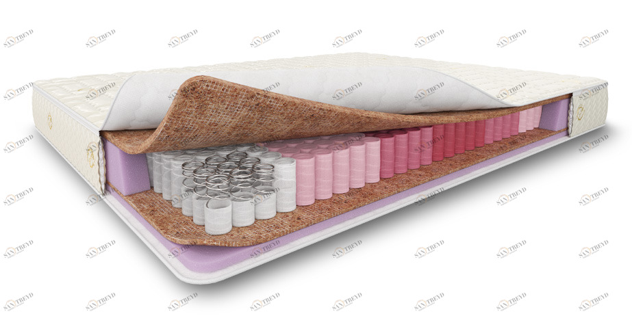 Матрас ортопедический с независимым пружинным блоком 140x190 Maybe 5 BELABEDDING  129357 Белый 