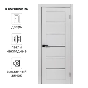 PORTIKA Легда-28: Межкомнатная дверь со стеклом под матовым льдом 86533854