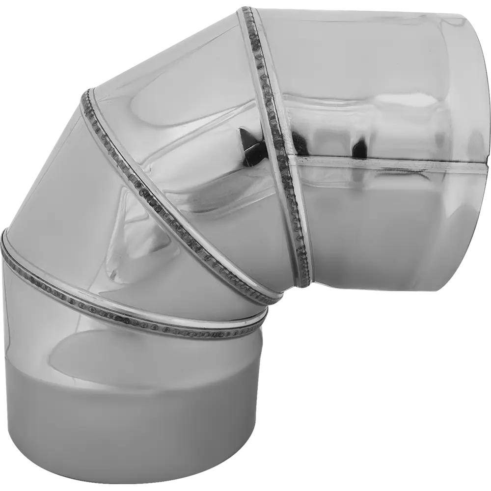 Колено дымоходное КОРАКС 4-секционное 90° для сложных монтажей 81952699 STLM-0014949 - Вид №2