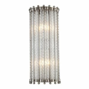 Светильник настенный серебристый Tiziano Nickel KG0907W-2 nickel DELIGHT COLLECTION  00-3882867 Серебро