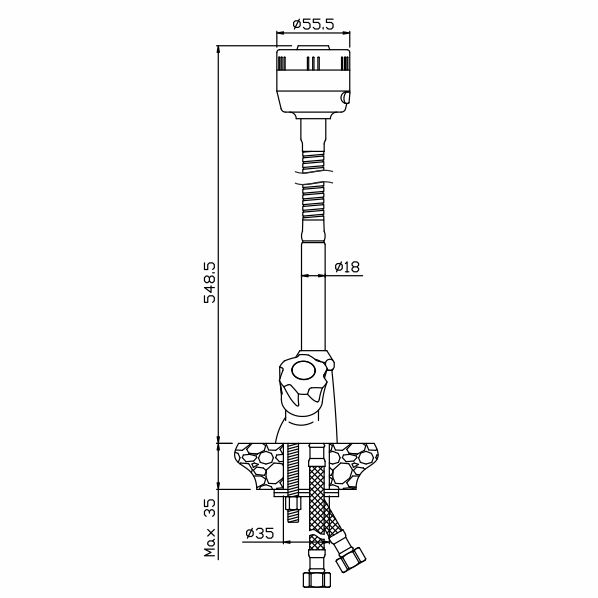 071 LUCH  Смеситель для кухни  ARGO kran 071luch - Вид №1