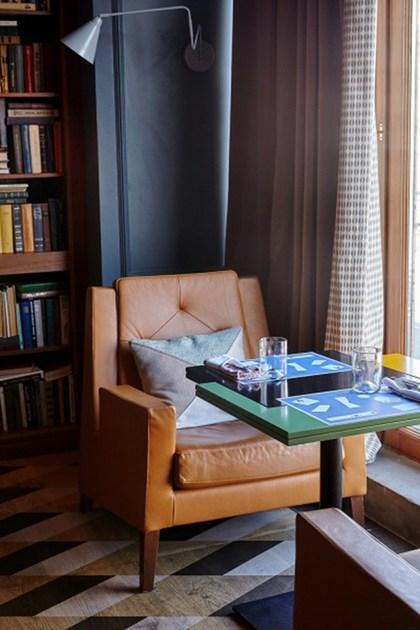 Mambo Unlimited Ideas Кожаное кресло с подлокотниками Geo sun-id-1510685 - Вид №2