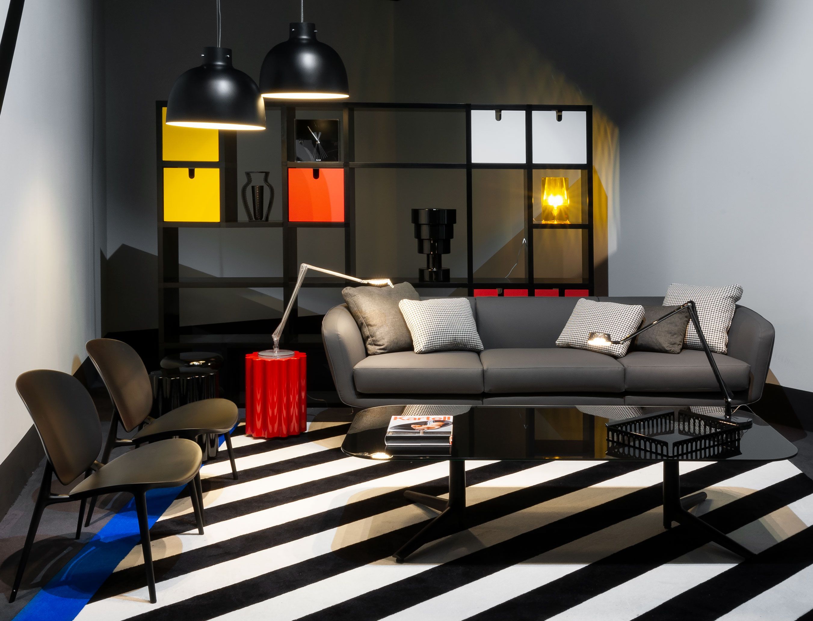 Модульный книжный шкаф из АБС-пластика Kartell POLVARA ARCH-00040646 - Вид №1