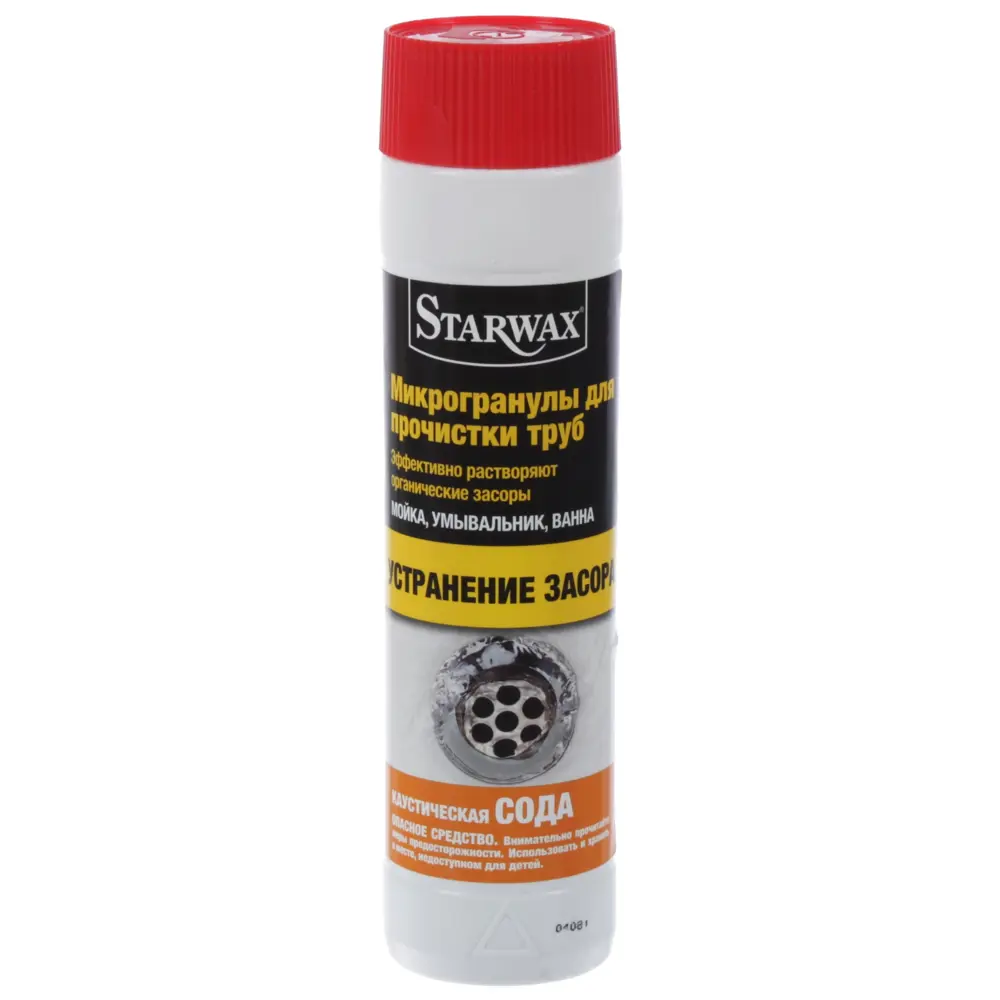 Средство для прочистки труб в микрогранулах 0.5 кг 13448808 STLM-2123534 STARWAX 