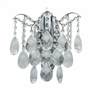 Бра настенное серебристое хром De Markt City "Бриз" 111020602 DE MARKT БРИЗ 00-3931632 Хром