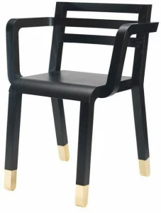 Albaplus Кресло на четырех ножках с подлокотниками из ясеня Socks