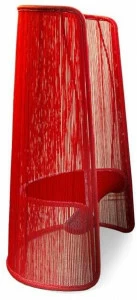 Moroso Кресло с высокой спинкой из цветных полиэтиленовых нитей M'afrique