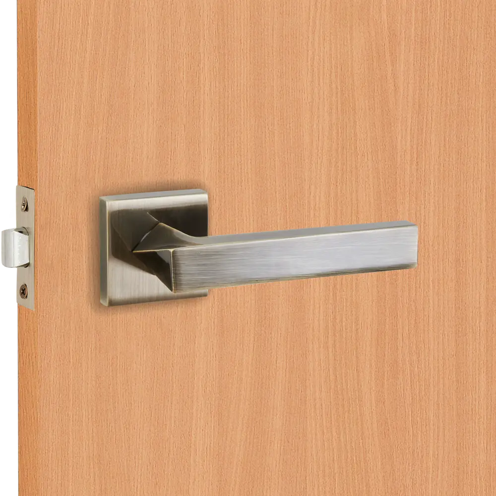 Дверные ручки 136 Q комплект цвет бронза 85221040 STLM-2178003 Santreyd  - Вид №5